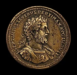 Septimius Severus, Emperor, reigned A.D. 193-211 [obverse] by Giovanni da Cavino