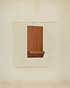 Shaker Clock Hanger