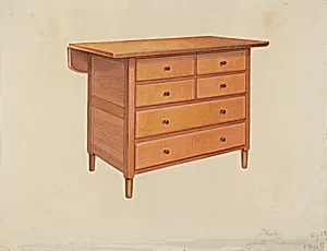 Shaker Dressmaker's Counter