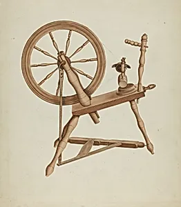 Shaker Flax Spinning Wheel