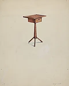 Shaker Peg Leg Stand