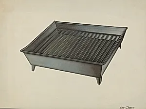 Shaker Tin Dish Drainer