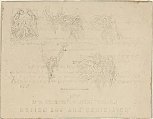 Sheet of Studies by John Flaxman