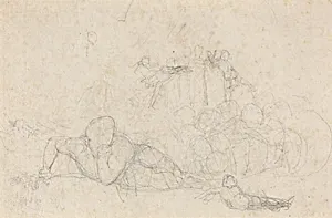 Sheet of Studies by John Flaxman