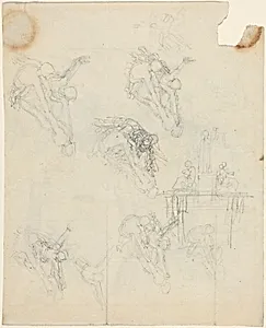 Sheet of Studies by John Flaxman