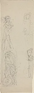 Sheet of Studies [recto and verso] by John Flaxman