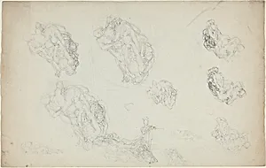 Sheet of Studies [recto and verso] by John Flaxman
