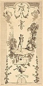 Shepherd Dancing to the Sound of a Flute