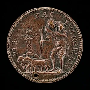 Shepherd with a Flock [reverse]