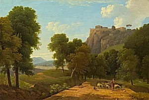 Shepherd with His Flock