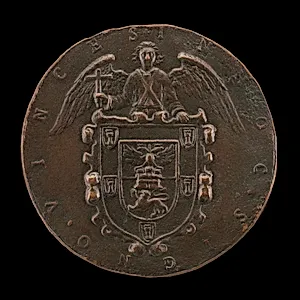 Shield of Arms Held by an Angel of the Resurrection [reverse]