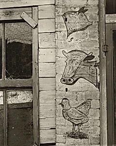 Sign for Butchers Shop, Savannah, Georgia