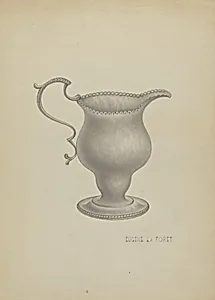 Silver Cream Pitcher