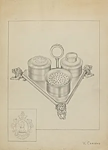 Silver Ink Stand