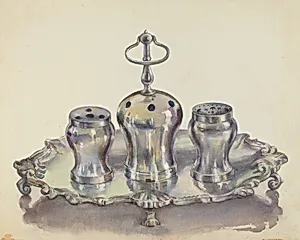 Silver Ink Stand