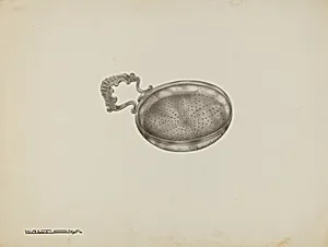 Silver Lemon Strainer