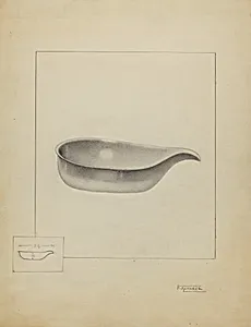 Silver Pap Boat
