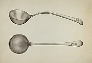 Silver Soup Ladle