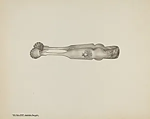 Silver Sugar Tongs