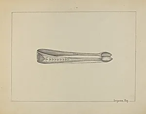 Silver Sugar Tongs