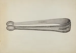 Silver Sugar Tongs