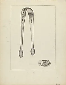 Silver Sugar Tongs