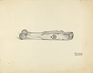 Silver Sugar Tongs