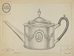 Silver Teapot by Hester Duany