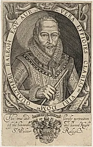 Sir Walter Raleigh by Simon de Passe