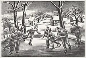 Skating on the Pond
