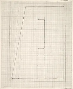 Sketch for "Building - Blocks for a Doorway" (A)