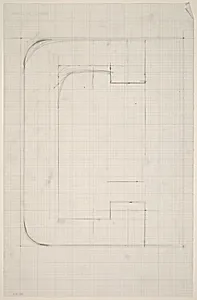 Sketch for "Building - Blocks for a Doorway" (C)