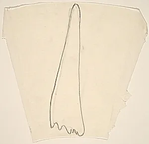 Sketch for "Building - Blocks for a Doorway" (I)