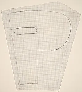 Sketch for "Building - Blocks for a Doorway" (P)