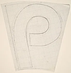 Sketch for "Building - Blocks for a Doorway" (P)