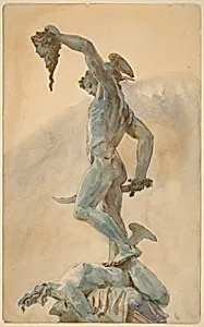 Sketch of Cellini's "Perseus"