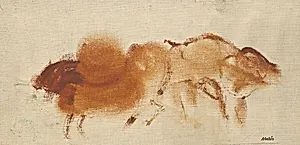 Sketch of Two Bison