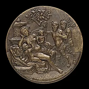 Sleeping Nymph and Two Satyrs [reverse]