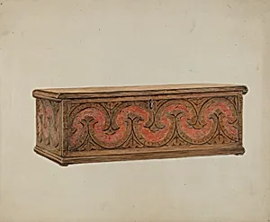 Small Carved Chest