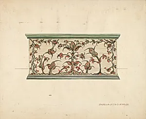 Small Decorated Box (front view)