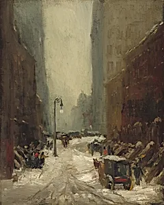 Snow in New York