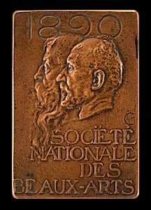 Société Nationale des Beaux-Arts: Jean-Louis Ernest Meissonier and Pierre Puvis de Chavannes [obverse]