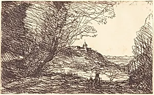 Souvenir of the Environs of Monaco (Souvenir des environs de Monaco) by Jean-Baptiste-Camille Corot
