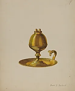 Sperm Oil Lamp