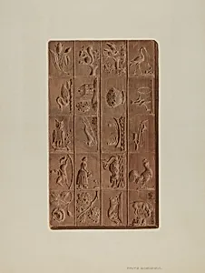 Springerle Board for Christmas Cakes