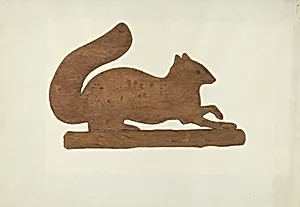 Squirrel Weather Vane by Mildred E. Bent