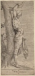St. Sebastian, Bound to a Tree