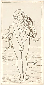Standing Nude with Crossed Arms