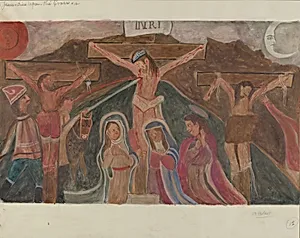 Station of the Cross No. 12: "Jesus Dies Upon the Cross"