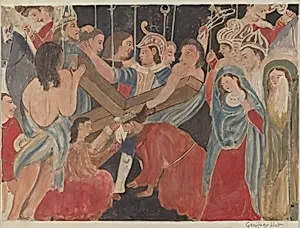 Station of the Cross No. 6: "Veronica Renders Service to Jesus"
 by Geoffrey Holt